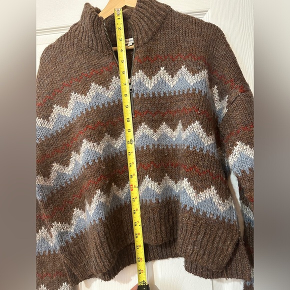 Madewell Fair isle half-zip - Picture 4 of 5